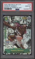 Jewelry Bonney One Piece Card Game OP12 Manga Alternate Art #118 PSA 10 #1