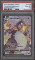 Charizard VMAX Pokemon Shining Fates Full Art #SV107 PSA 10