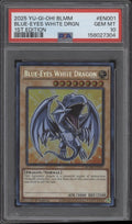 Blue-Eyes White Dragon Yu-Gi-Oh! BLMM 1st Edition #EN001 PSA 10