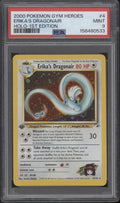 Erika's Dragonair Pokemon Gym Heroes Holo 1st Edition #4 PSA 9