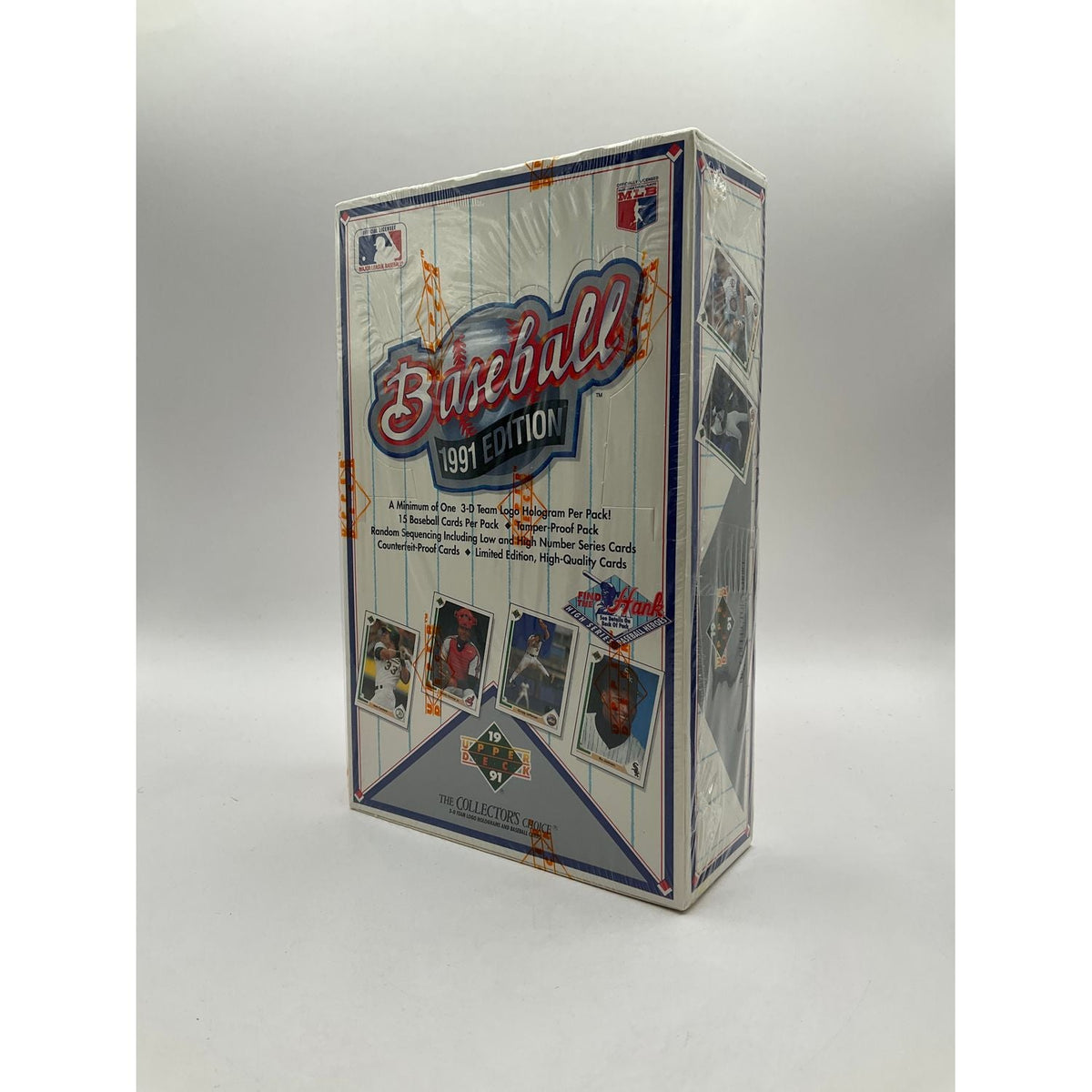1991 Upper Deck High Series Baseball Hobby Box (Find the "Hank")