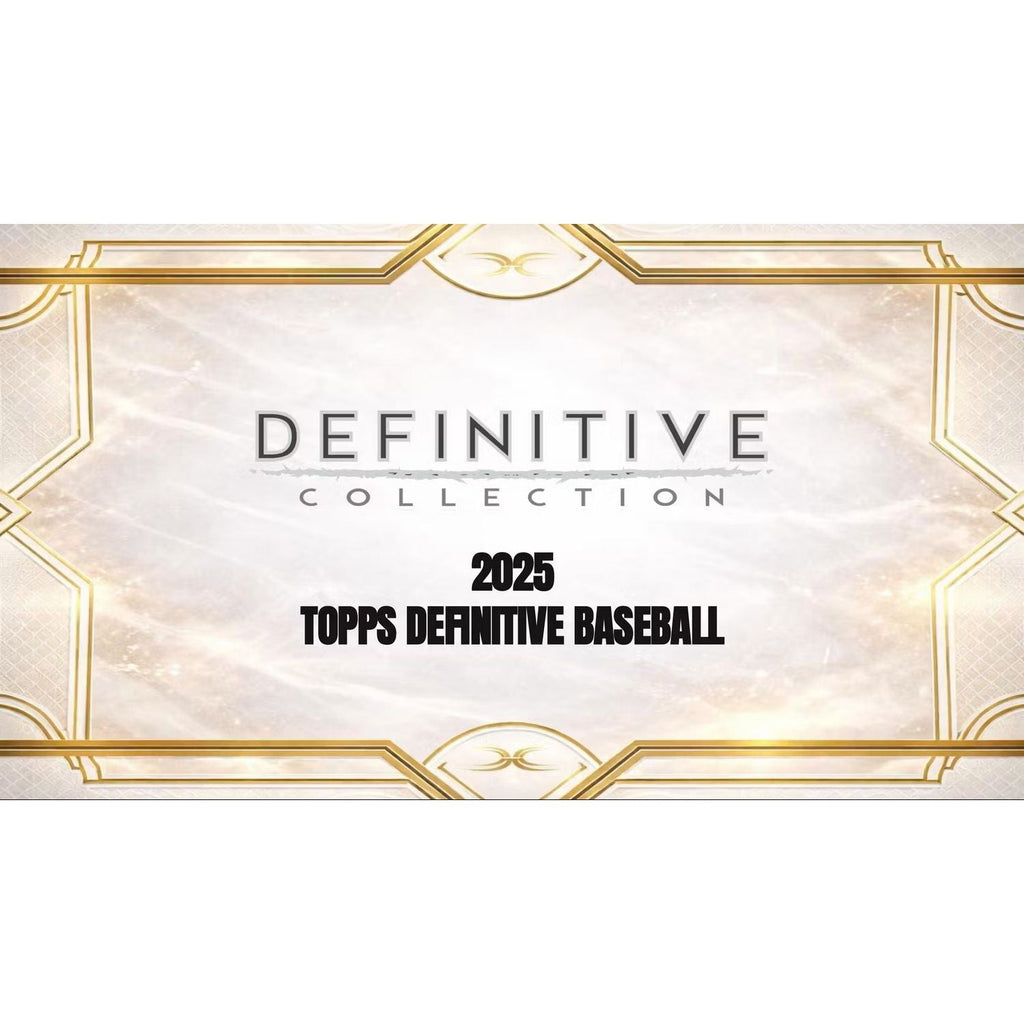 2025 Topps Definitive Baseball Hobby 2-Box Case