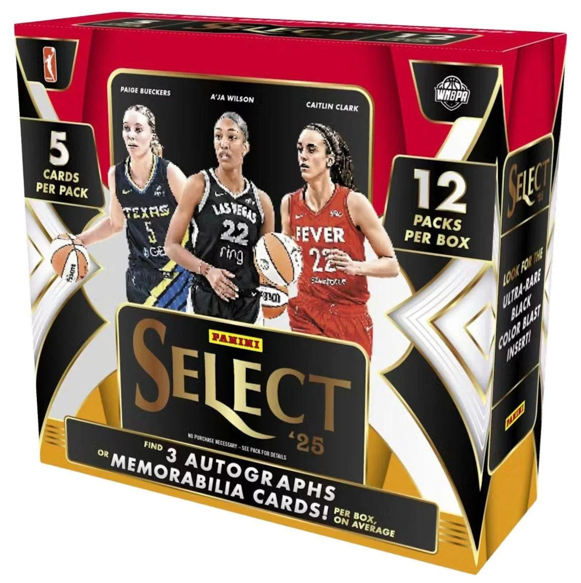 (Local Pickup Only) 2025 Panini Select WNBA Basketball Hobby Box
