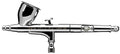 Iwata - High Performance HP-C Plus Gravity Feed Dual Action Airbrush
